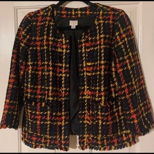 Stylish Plaid Jacket
